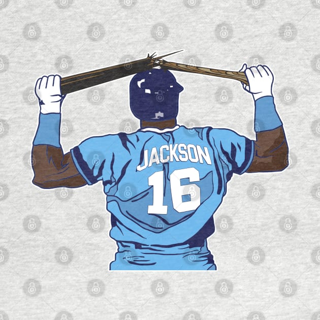 Bo Jackson Bat Break by darklordpug